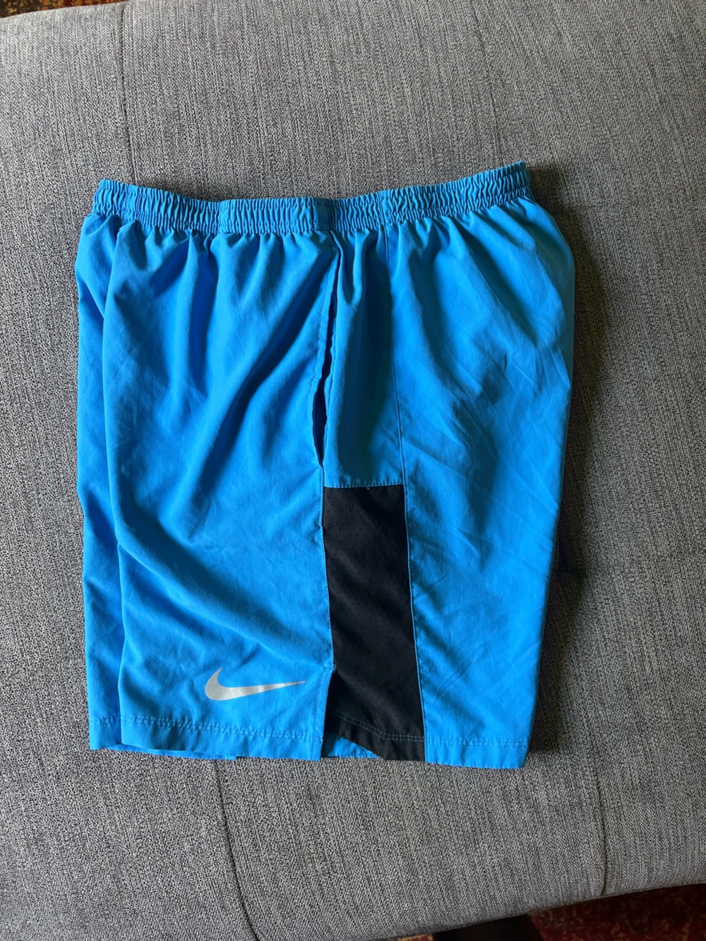 Nike Men’s Turquoise Athletic Shorts with Black Panel
